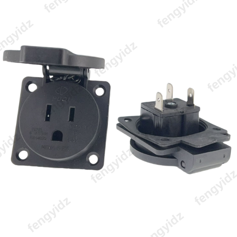 Outdoor Lighting Japan - Schwarz 125V 15A 20A IP44 CE