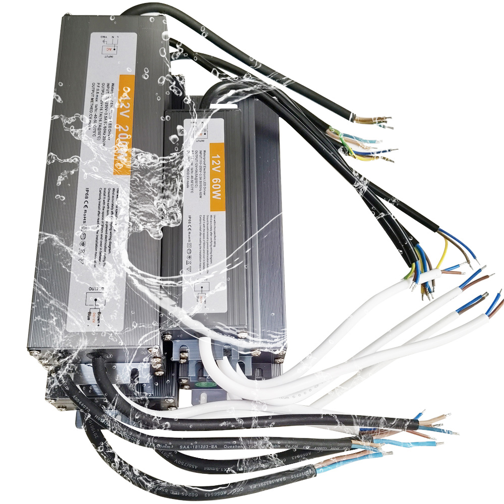 Outdoor Lighting Transformer Box - AC85V-265V zu DC12V/24V LED wasserdichten IP67
