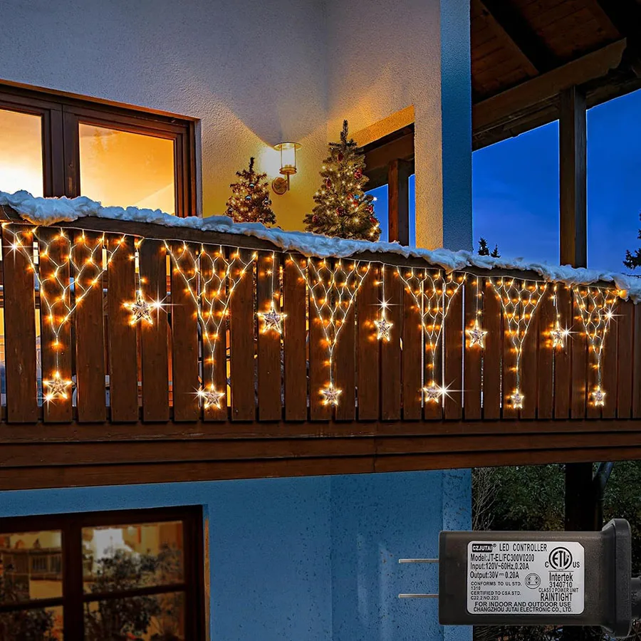 Outdoor Lighting Grid Screen - EU/US Plug LED Netz Mesh Fee
