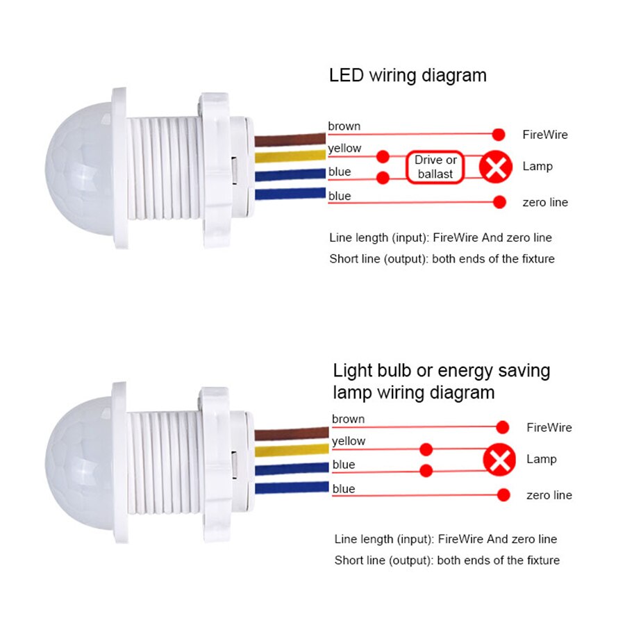 Outdoor Lighting Controller - PIR-Bewegungsmelder Intelligenter Schalter für Innen- und