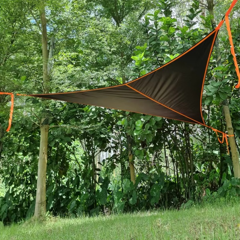 Outdoor Lighting On Trees - Outdoor Camping Dreieckige Hängematte Faltbare Tragbare