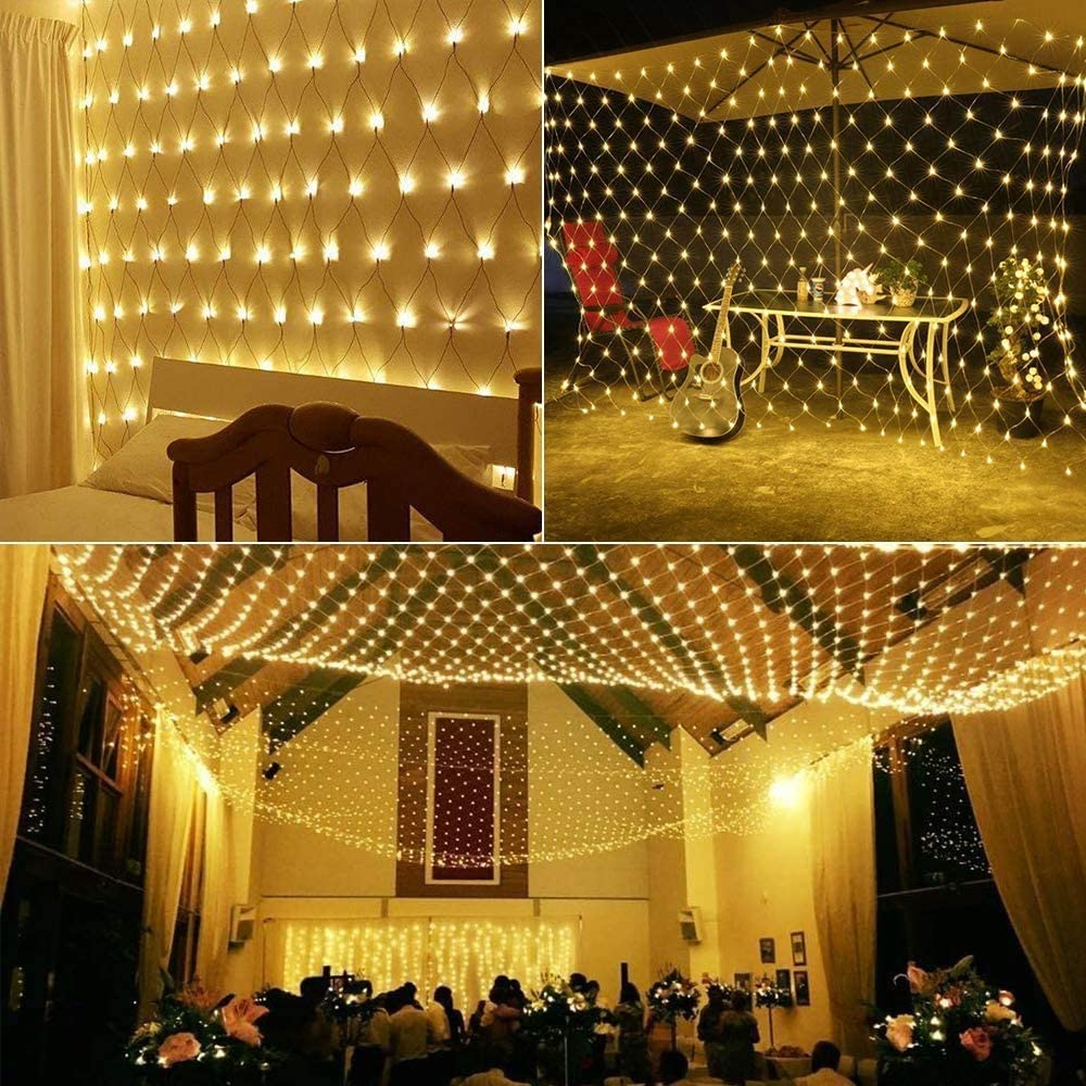 LED-Mesh-Lichterkette, 3 m x 2 – Outdoor Lighting Grid Screen Bewertung und Preis