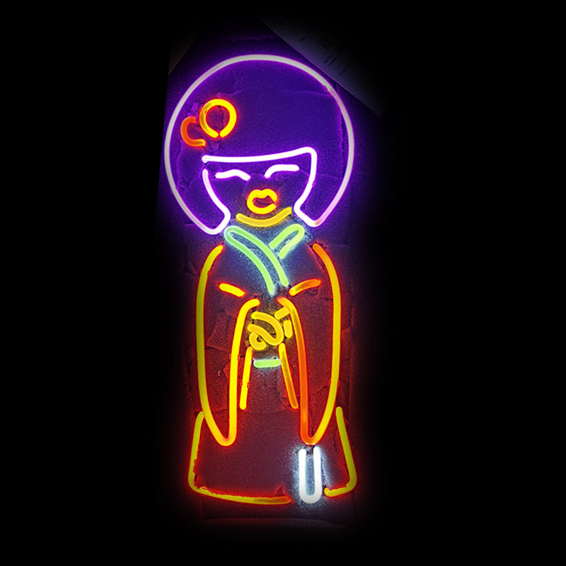 Neonschild „Japan Girl“ im Kim – Outdoor Lighting Japan Bewertung und Preis
