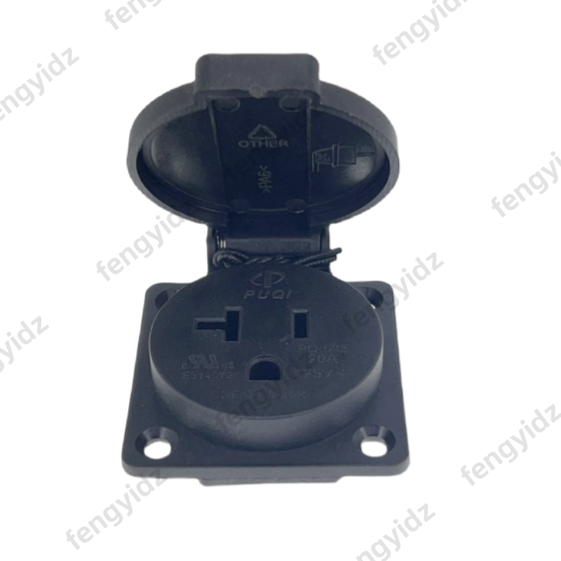 Schwarz 125V 15A 20A IP44 CE A – Outdoor Lighting Japan Bewertung und Preis