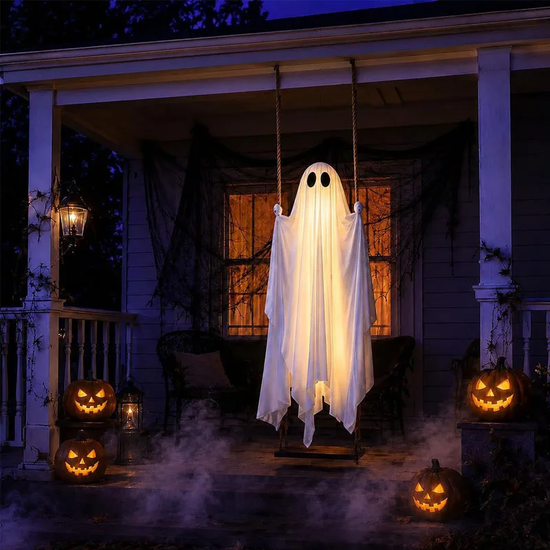 Halloween Leuchtender Geist au – Outdoor Lighting On Trees Bewertung und Preis