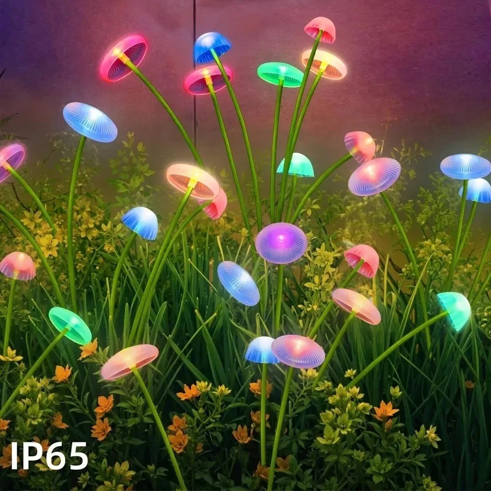 Farbwechselnde Solar-LED-Pilz- – Outdoor Lighting Jellyfish Bewertung und Preis