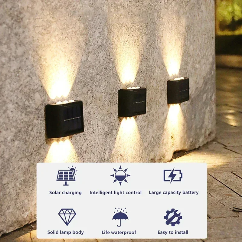 LED Solarleuchte für Außen, Wa – Outdoor Lighting Waterproof Bewertung und Preis
