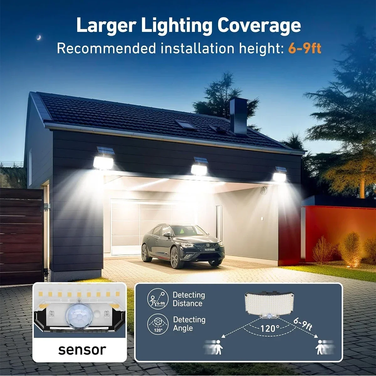 234 LED Solar-Außenleuchten mi – Outdoor Lighting Garage Bewertung und Preis