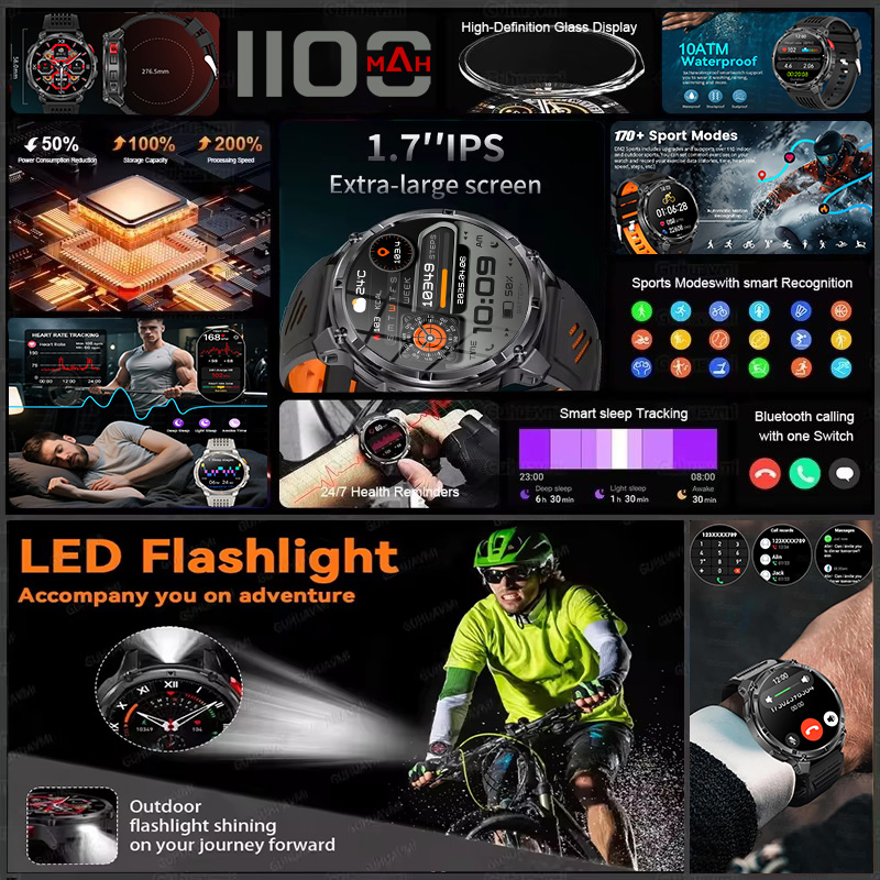 T-REX 3 Militär-Smartwatch für – Outdoor Lighting Japan Bewertung und Preis