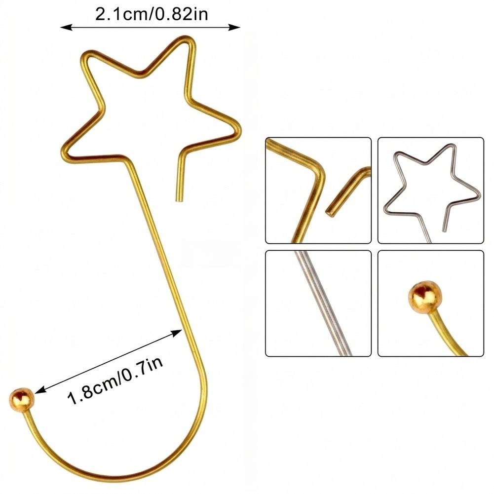 Sternförmige Ornamenthaken, 60 – Outdoor Lighting On Trees Bewertung und Preis
