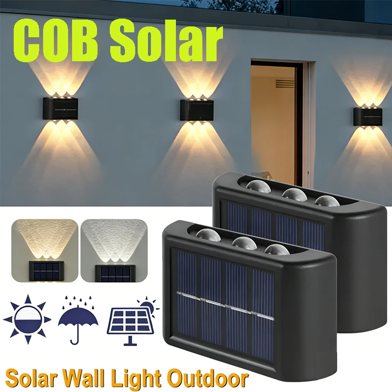 COB Solar-Wandleuchte für Auße – Outdoor Lighting Waterproof Bewertung und Preis
