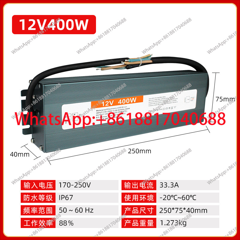 Wasserdichtes LED-Stromversorg – Outdoor Lighting Transformer Box Bewertung und Preis