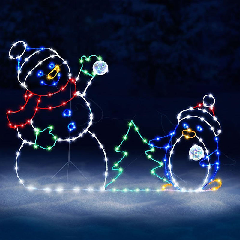 Animiertes LED-Schneemann-Orna – Outdoor Lighting For Christmas Bewertung und Preis