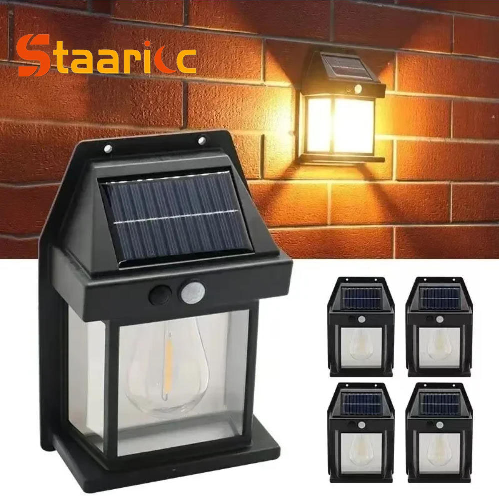 Solare Außenwandleuchte mit Be – Outdoor Lighting Garage Bewertung und Preis