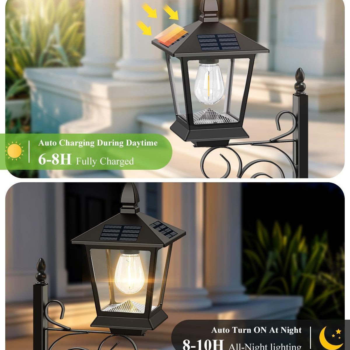 2-in-1 Solar-Pflanzgefäßlampe, – Outdoor Lighting Waterproof Bewertung und Preis