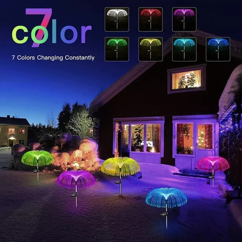 Farbwechselnde Solar-Quallenle – Outdoor Lighting Jellyfish Bewertung und Preis