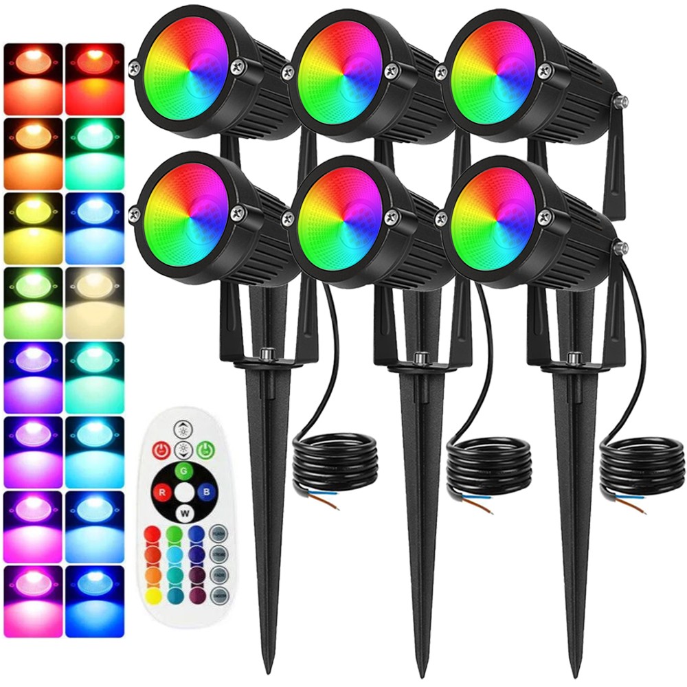 RGBW-Landschaftsbeleuchtung 10 – Outdoor Lighting Waterproof Bewertung und Preis