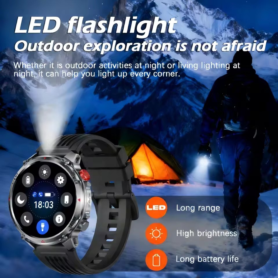 Neue Outdoor-Militär-Smartwatc – Outdoor Lighting Japan Bewertung und Preis