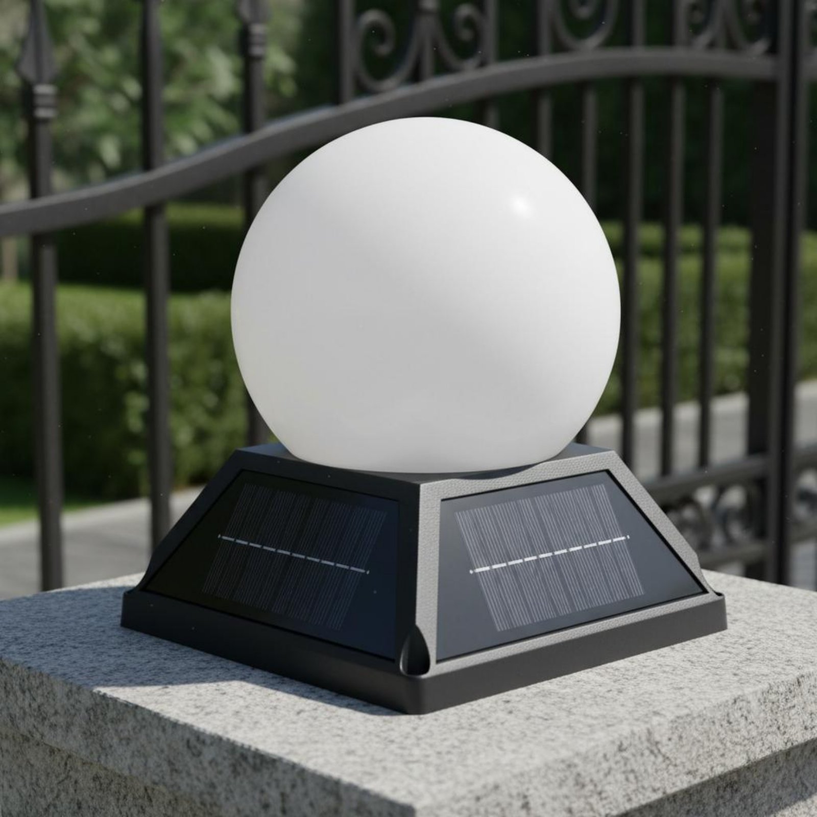 Solar-Pfostenkappenleuchte mit – Outdoor Lighting Controller Bewertung und Preis