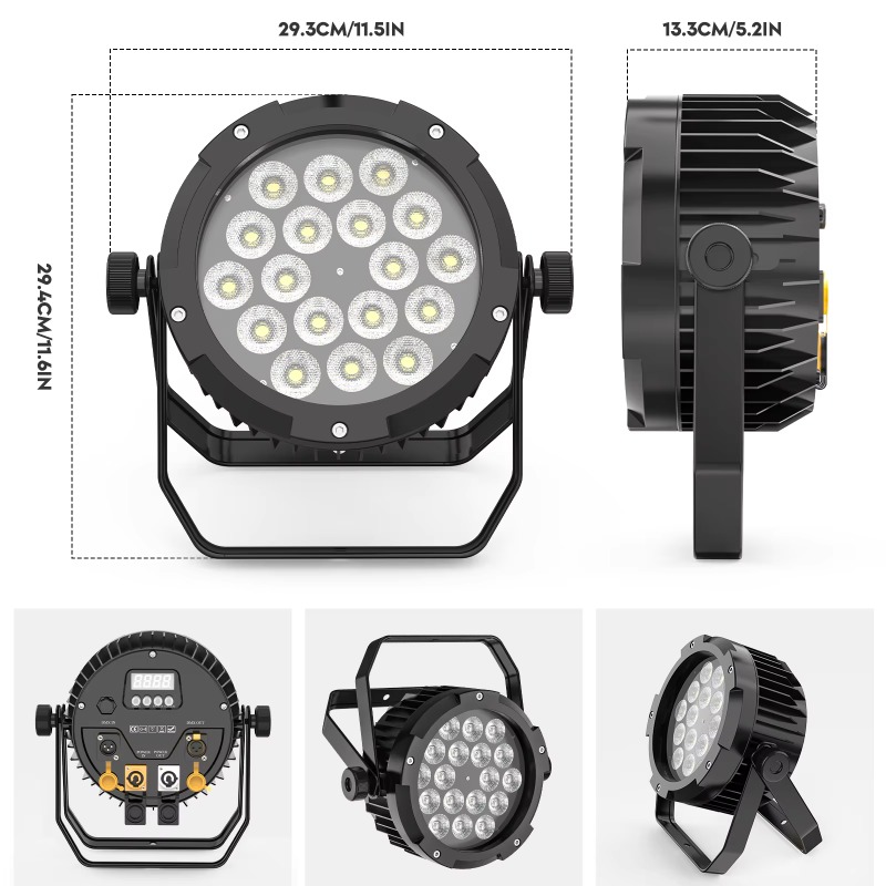 4 Stück 18X10W IP65 Wasserdich – Outdoor Lighting Waterproof Bewertung und Preis