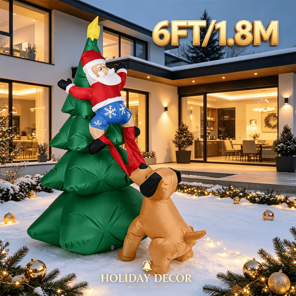 6 Fuß großer Hund, der den Wei – Outdoor Lighting On Trees Bewertung und Preis