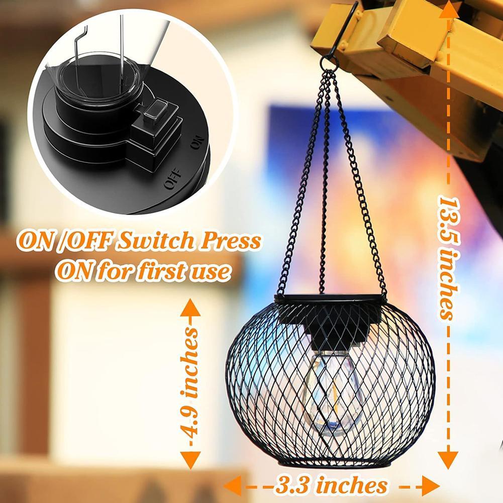 Solar-Laternenleuchten Hängend – Outdoor Lighting Grid Screen Bewertung und Preis