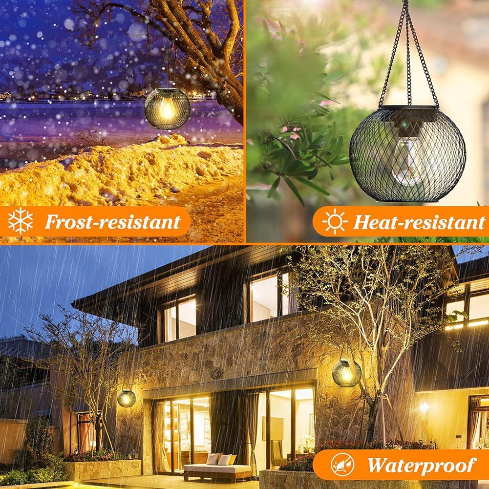 Solar-Laternenleuchten Hängend – Outdoor Lighting Grid Screen Bewertung und Preis